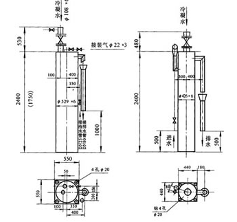 煤气排水器